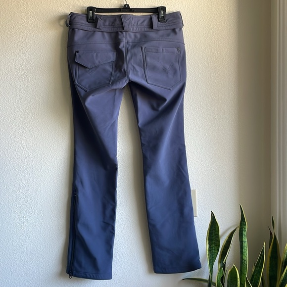 Volcom Women’s Battle Stretch Snowboard Ski Slim Leg Pants Navy Blue - Picture 5 of 7